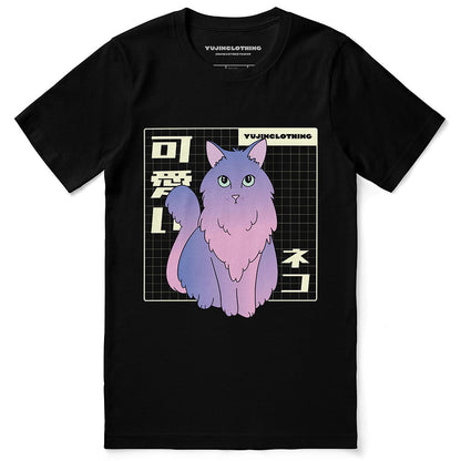 Camiseta de gato Vaporwave