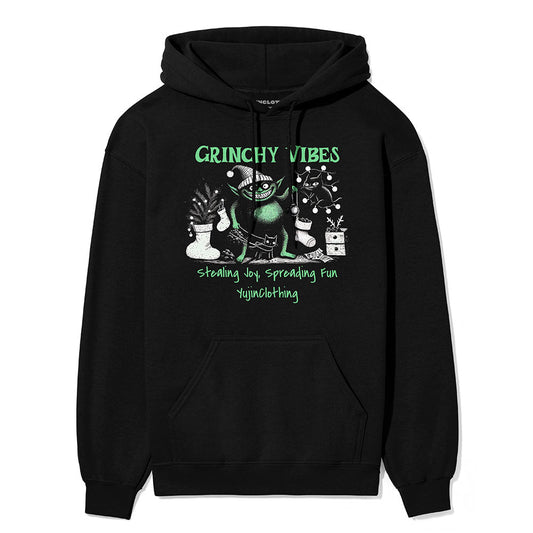 Grinchy Vibes Christmas Hoodie