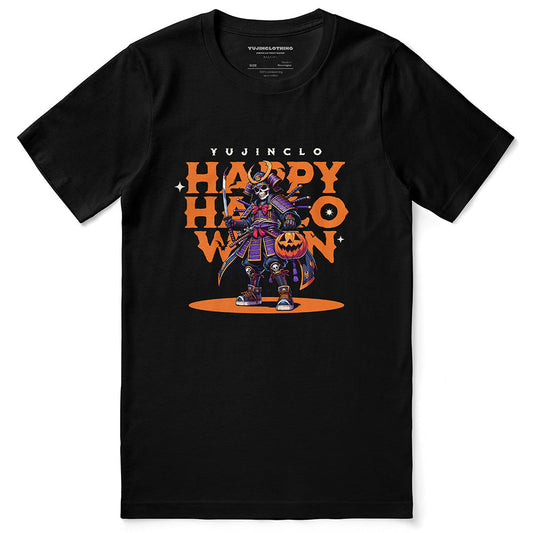 Camiseta de Halloween de samurái