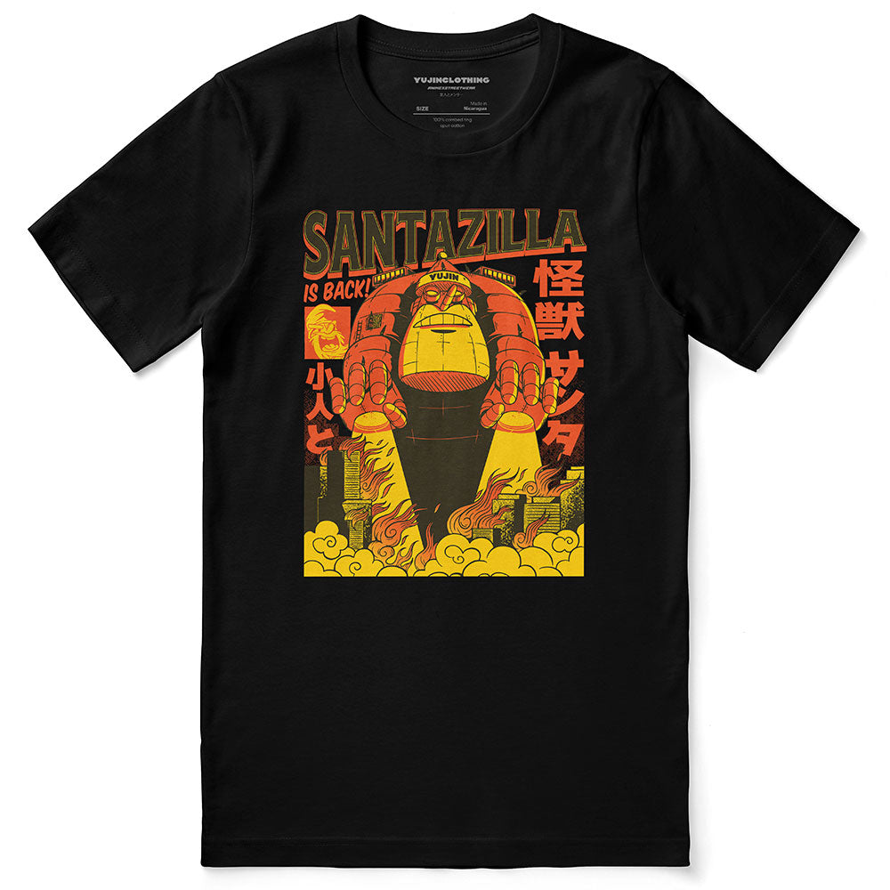 Camiseta navideña de Santazilla