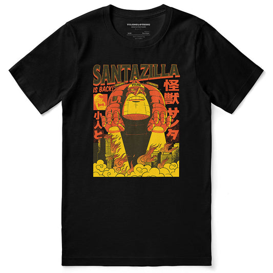 Camiseta navideña de Santazilla