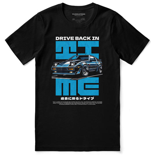Back In Time Car T-Shirt
