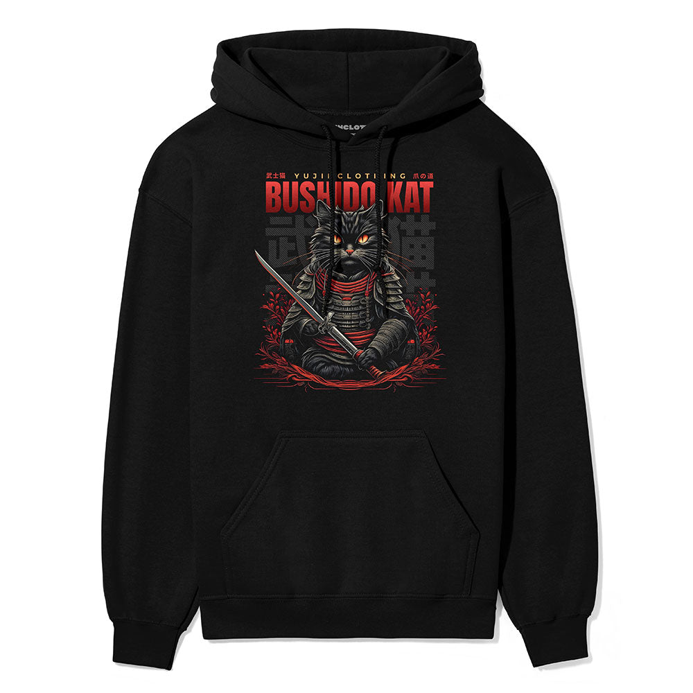Sudadera con capucha de gato Bushido