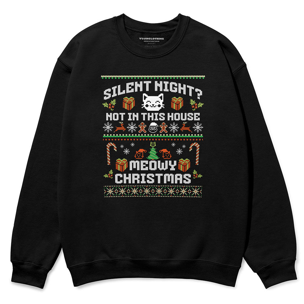 Sudadera fea de Navidad con texto "Noisy Night"