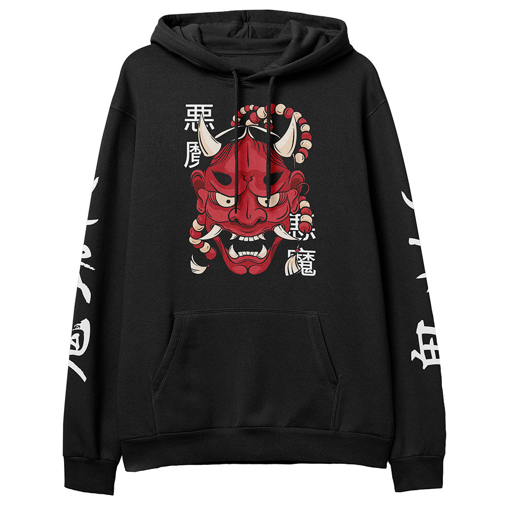 Hannya Demon Mask Hoodie