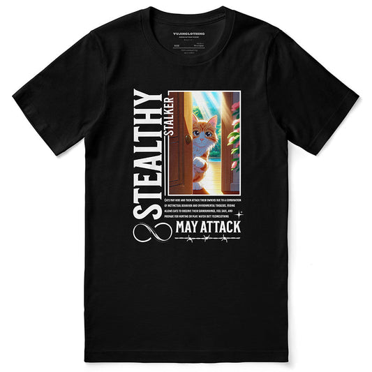 Camiseta de gato sigiloso