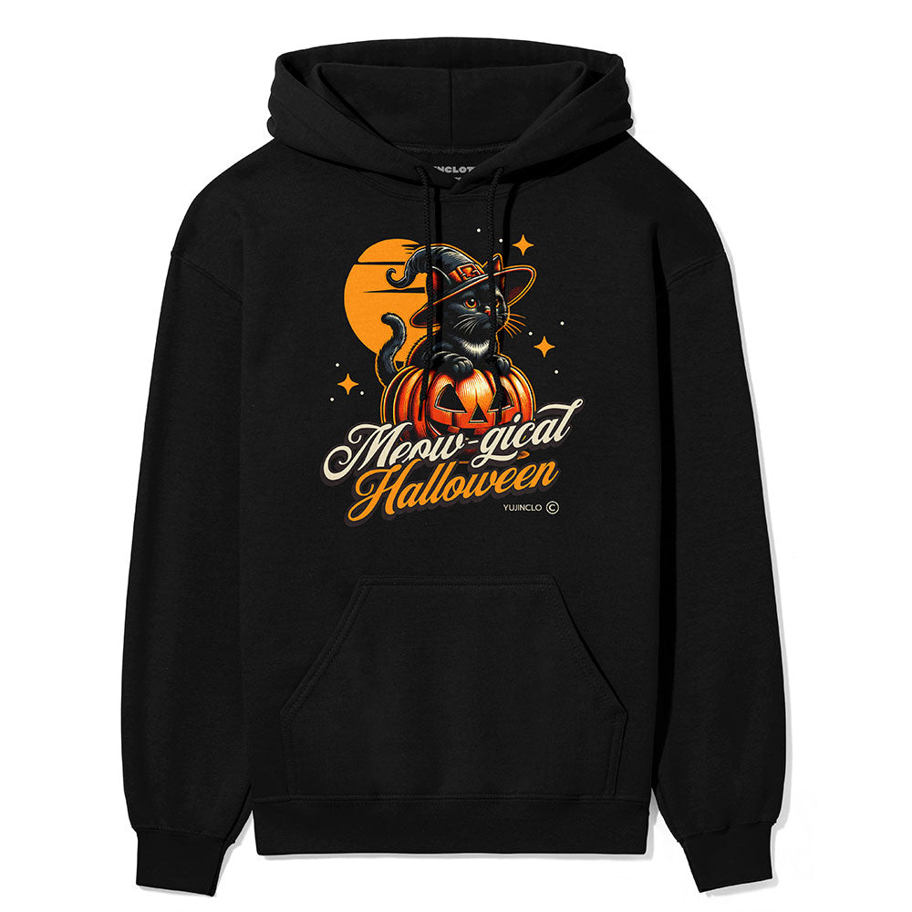 Sudadera con capucha de Halloween Meowgical