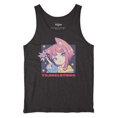 Camiseta sin mangas con escote pronunciado