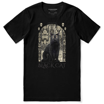 Camiseta de gato negro