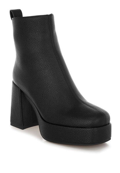 Poulin Faux Leather Chelsea Boots