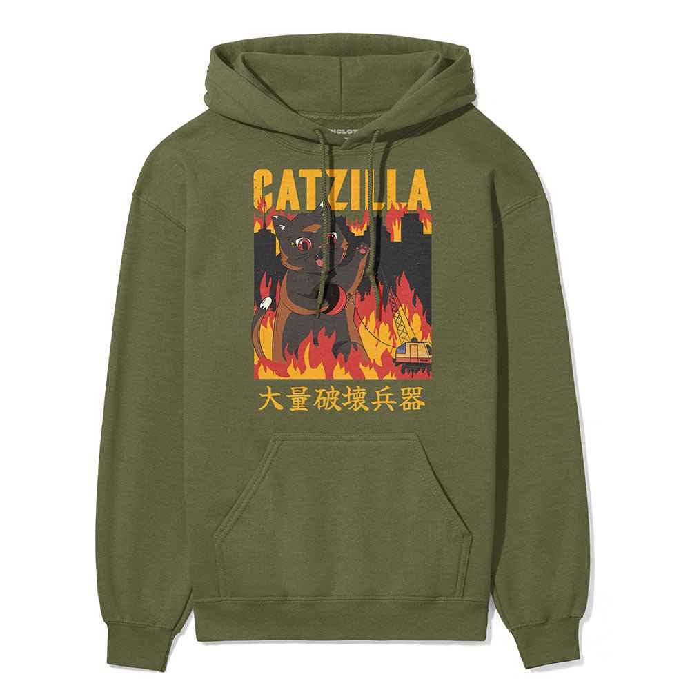 Catzilla City Cat Hoodie