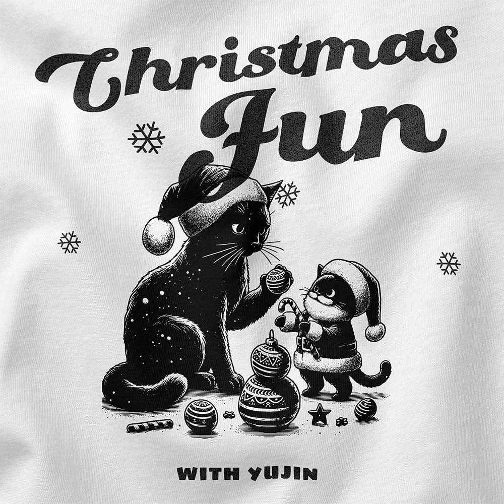 Christmas Fun Cat T-Shirt