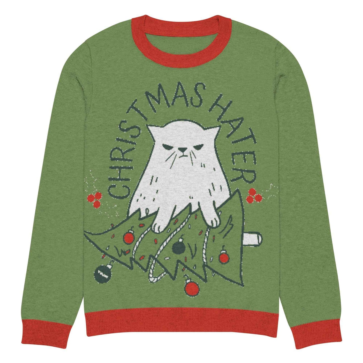 Christmas Hater Cat Sweatshirt