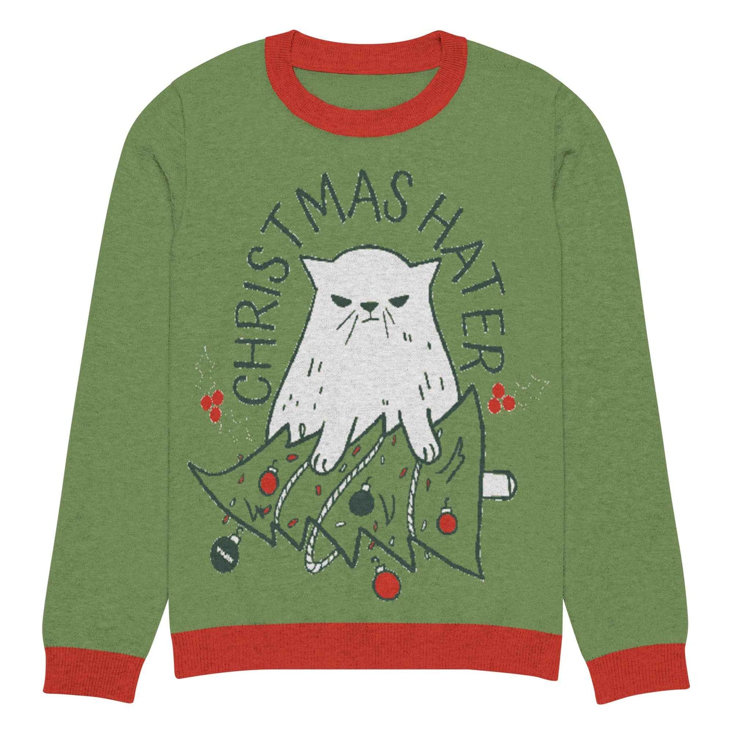 Christmas Hater Cat Sweatshirt