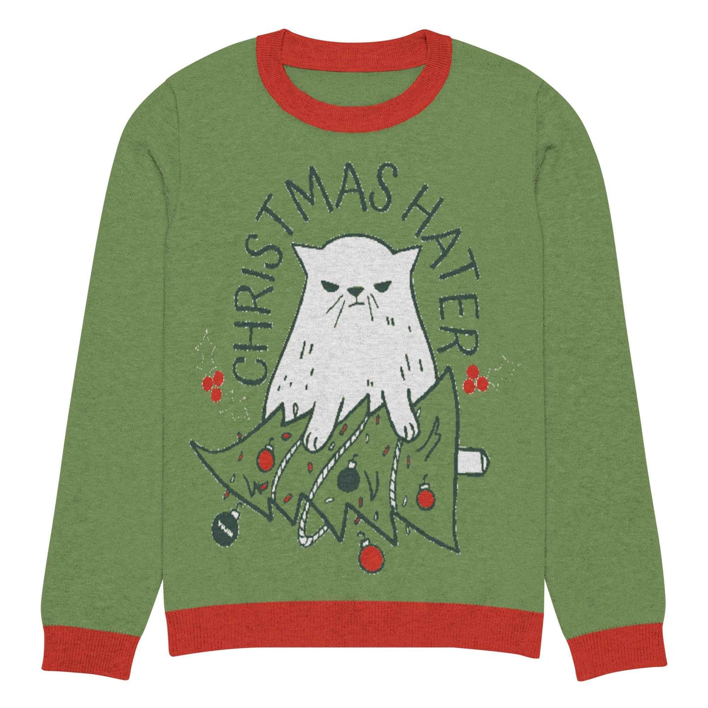 Christmas Hater Cat Sweatshirt