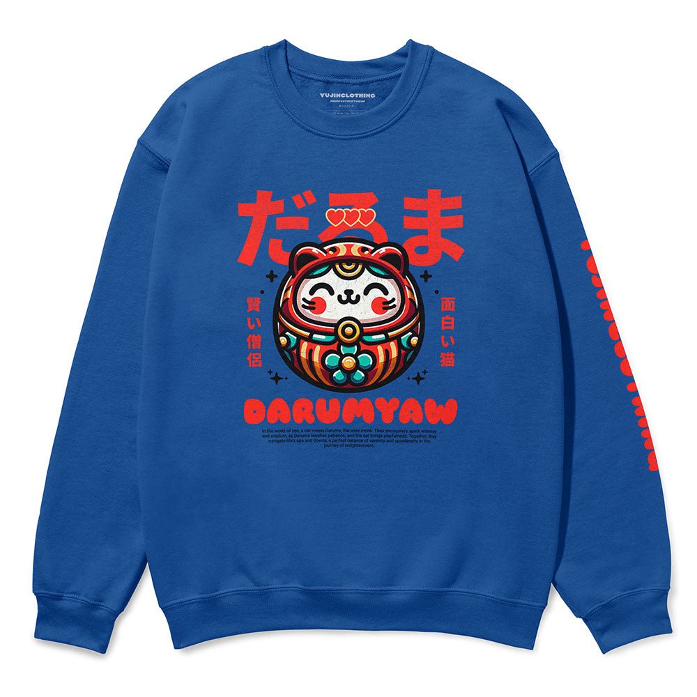 Darumyaw Cat Sweatshirt - Lolomo!