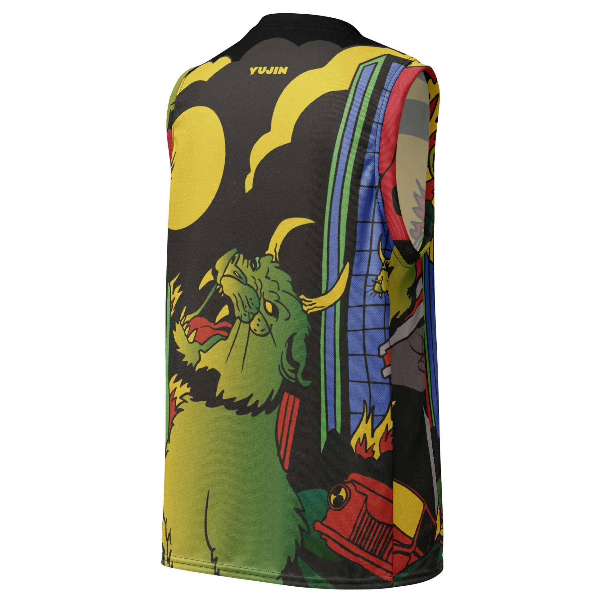 Devil Cat Recycled Basketball Jersey - Lolomo!