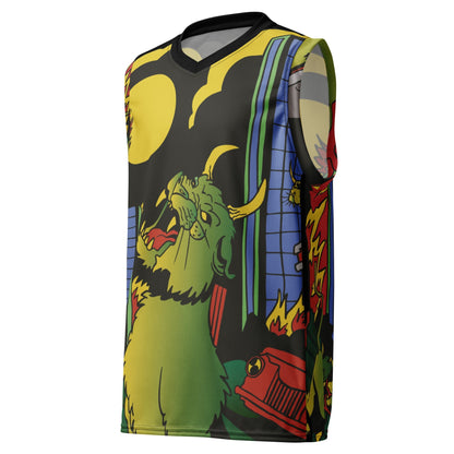 Devil Cat Recycled Basketball Jersey - Lolomo!