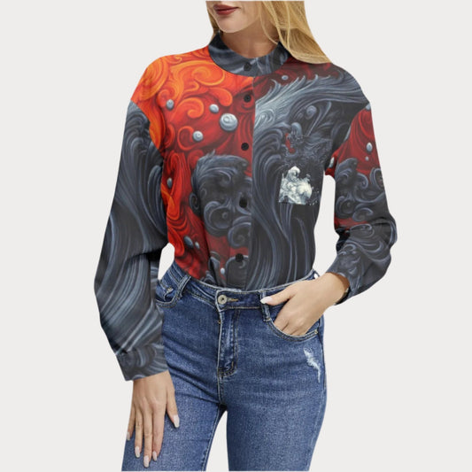 Brooklyn Republic™ Fire and Ice Long Sleeve Button Up