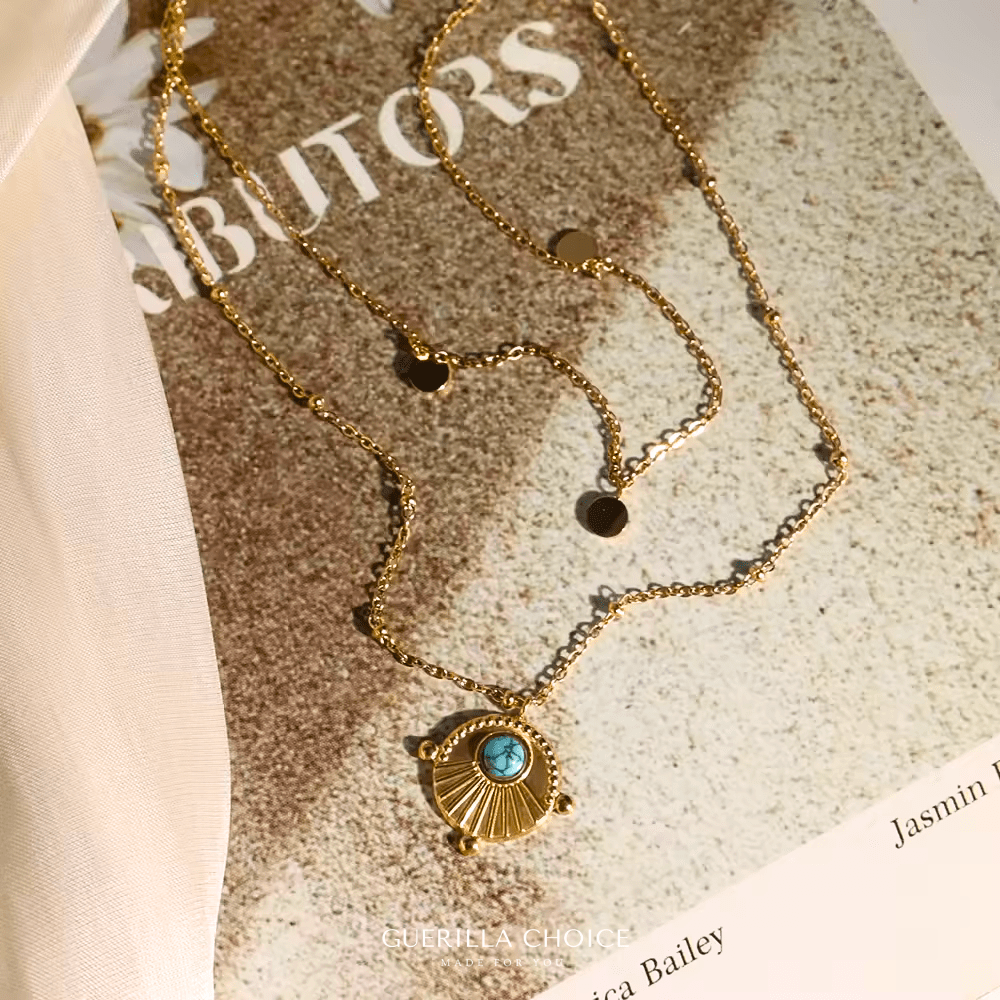 Éclat du Midi Gold Necklace - Lolomo!