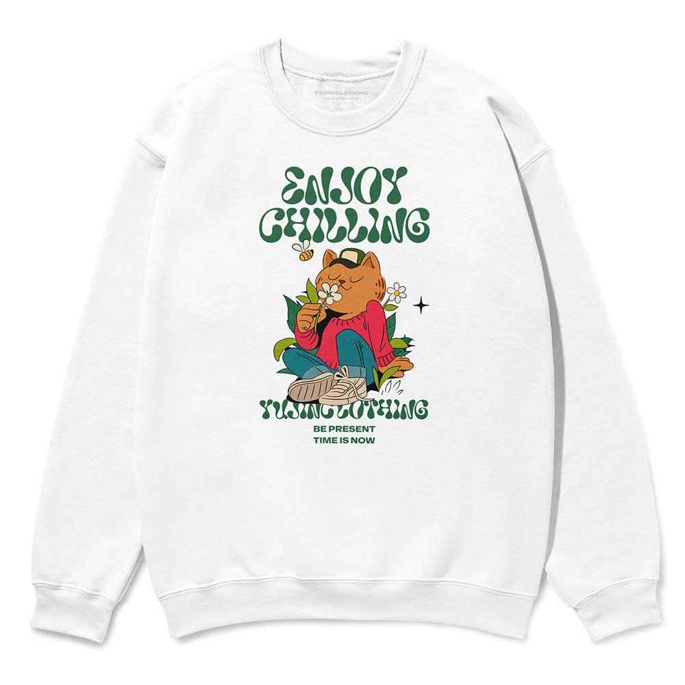 Enjoy Chilling Cat Sweatshirt