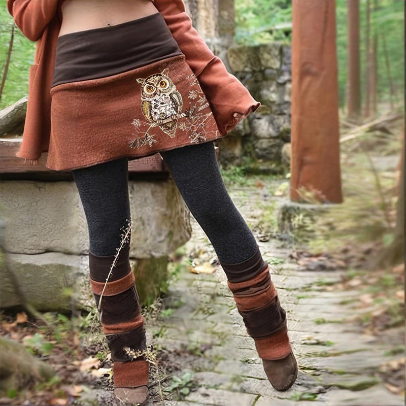 Women’s Color Block Asymmetrical Skort