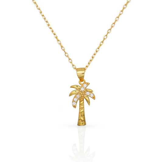 FAIR TALLY PALM NECKLACE - Lolomo!