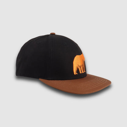 Big Bear Snapback Hat - Black