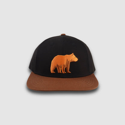 Big Bear Snapback Hat - Black