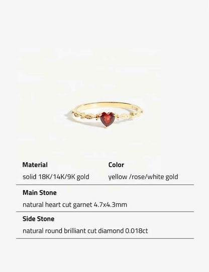 Guerilla Choice Royal Heart 18K Gold Love Ring