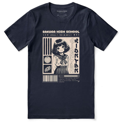 High School Girl T-Shirt - Lolomo!