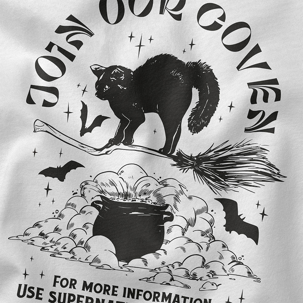 Join Our Coven Cat T-Shirt - Lolomo!