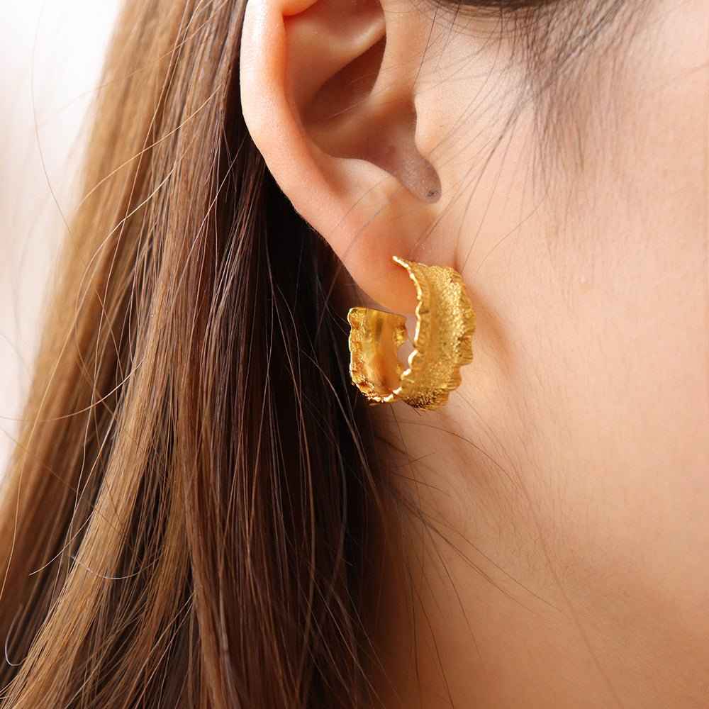 LAVENDER GOLD EARRINGS