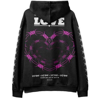 Sudadera con capucha Love