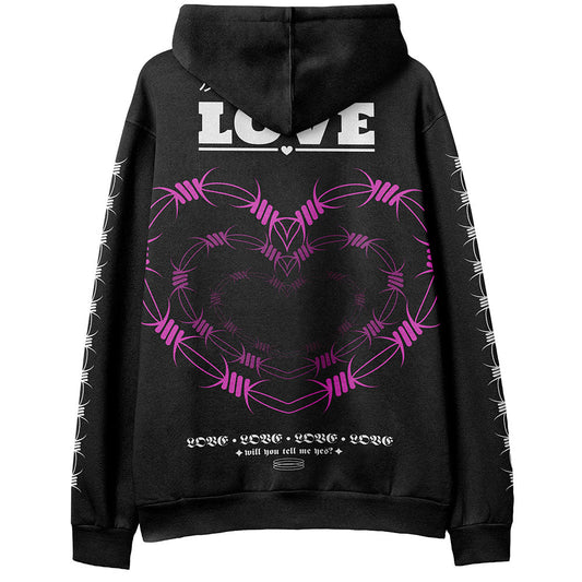 Sudadera con capucha Love