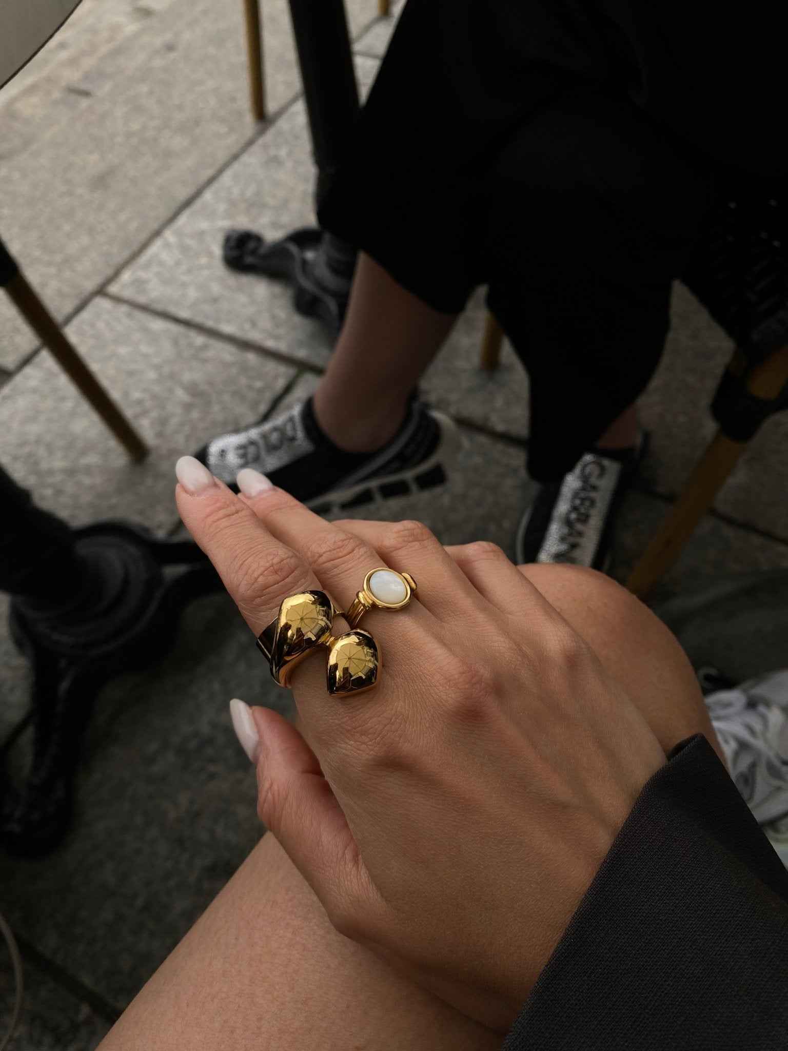 NEVA LANGAIS GOLD RING