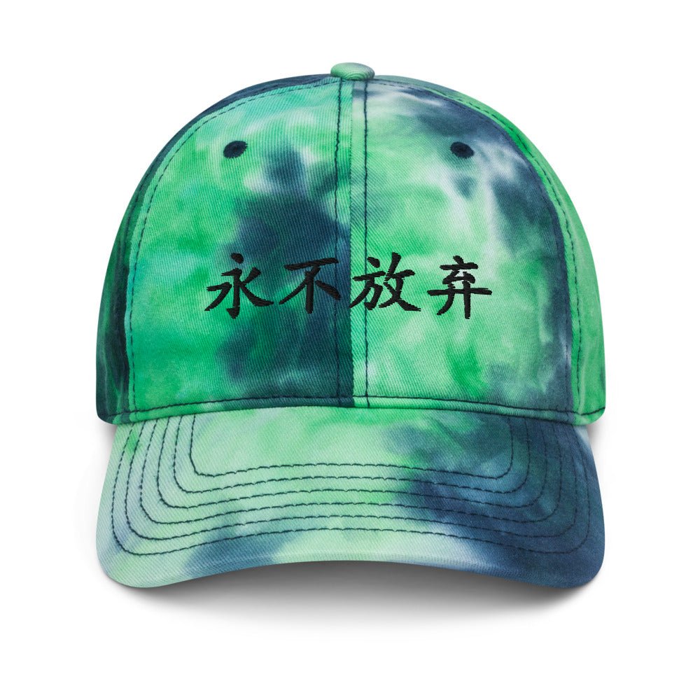 Never Give Up Tie - Dye Hat - Lolomo!