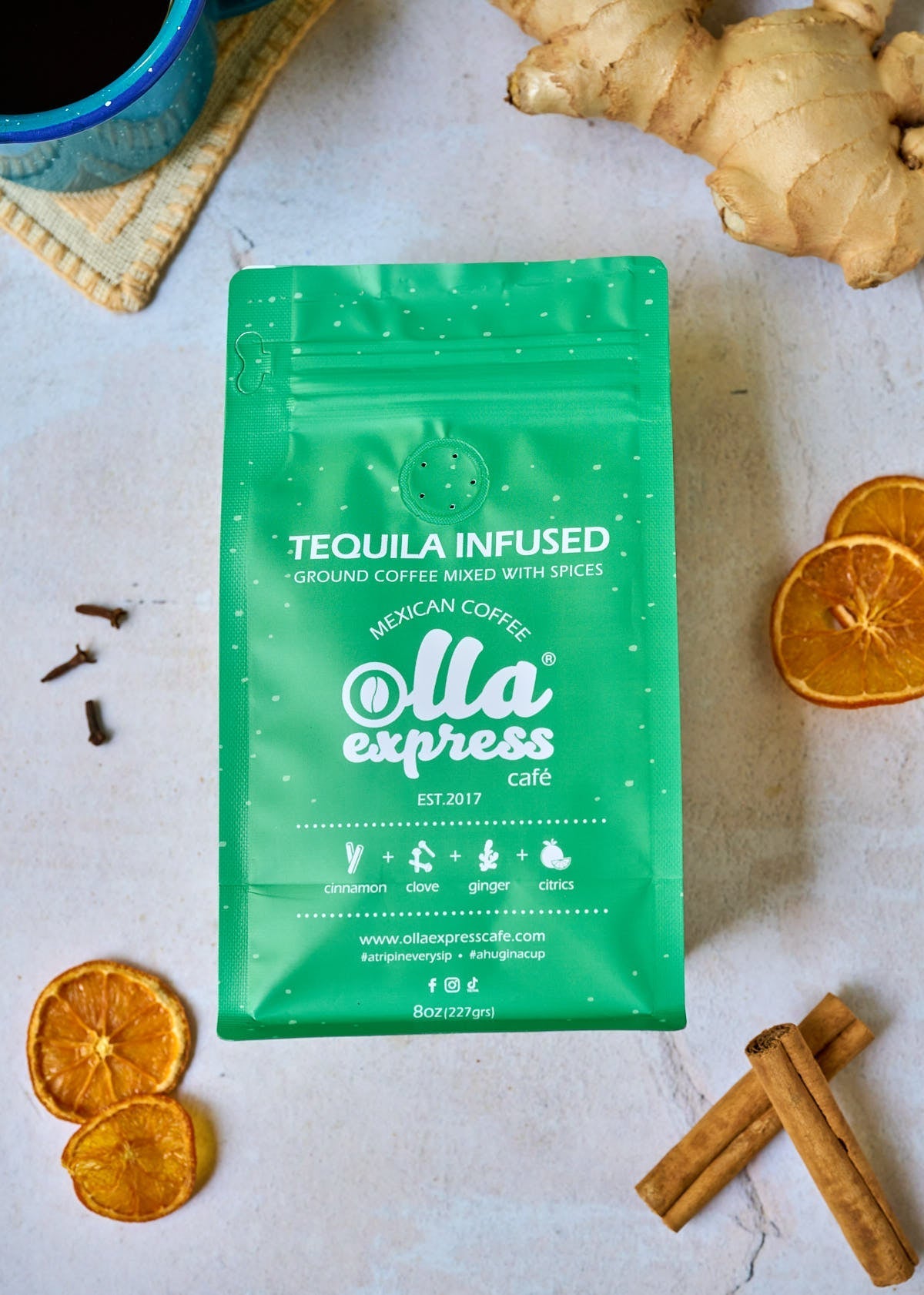 2 PACK - Tequila Infused Cafe de Olla