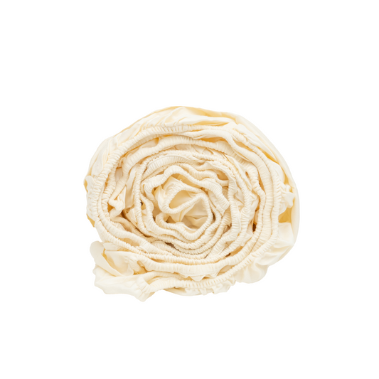 Sábana ajustable de satén orgánico