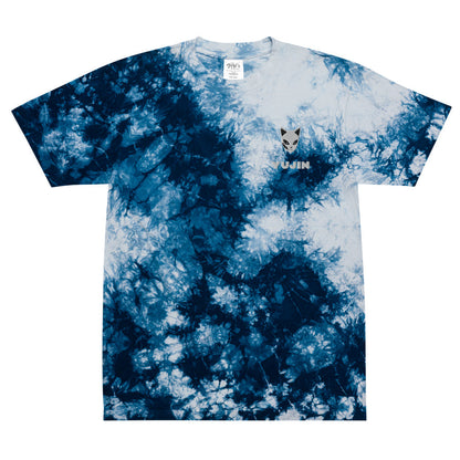 Camiseta tie-dye con máscara de kitsune