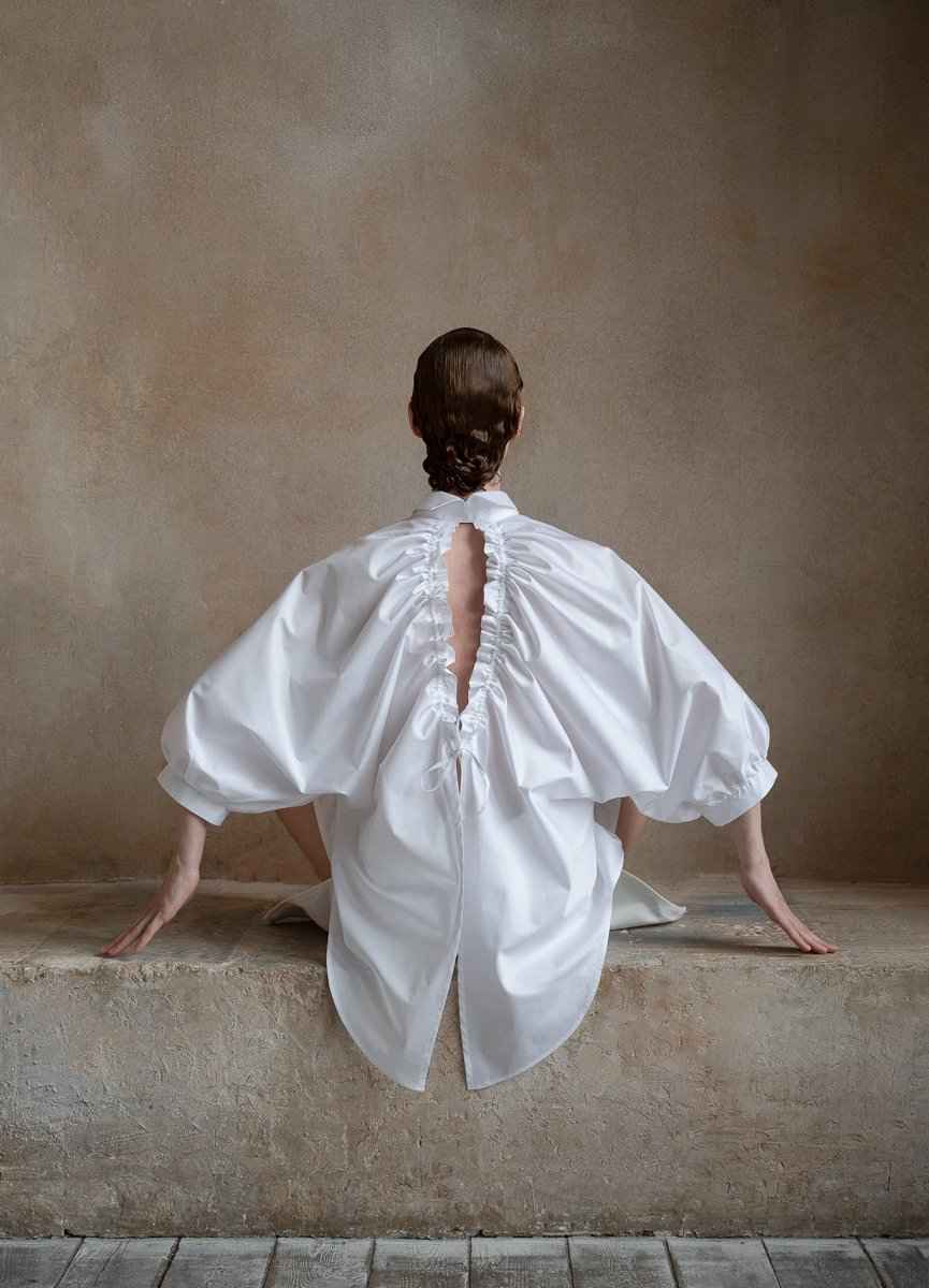 Prima Italian Design White Shirt Organic Cotton