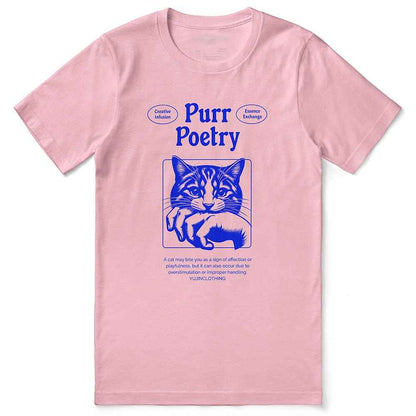 Purr Poetry Cat T-Shirt