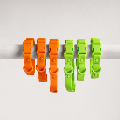 Collar de PVC para perros: resistente al agua, duradero y a los olores.