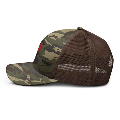 Red Moon Camouflage Trucker Hat