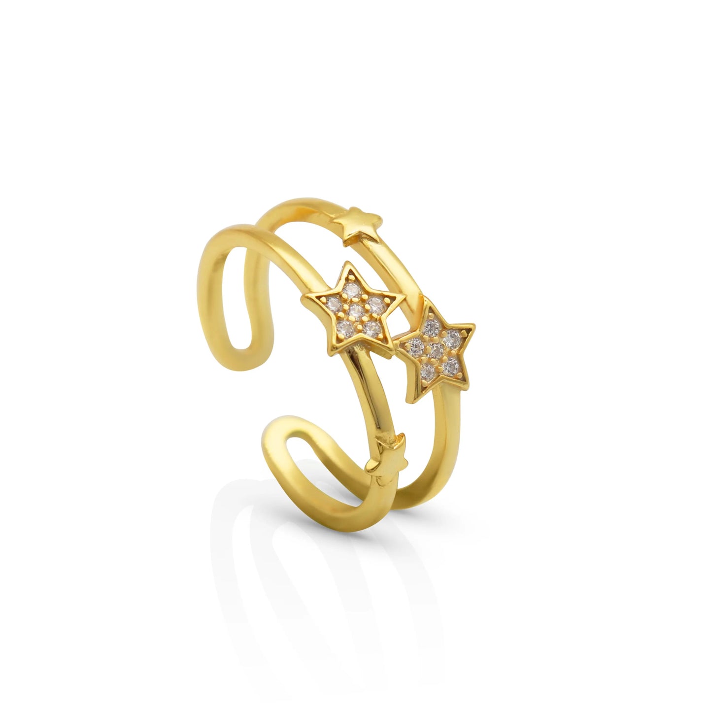 Rosette Pascal Gold Ring - Lolomo!