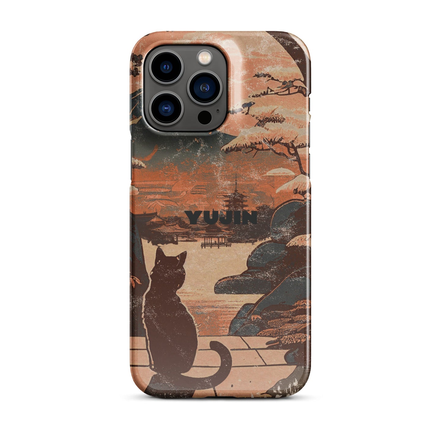Funda para iPhone® con diseño de gato japonés