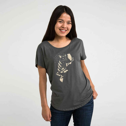 Snap Cat Dolman Shirt