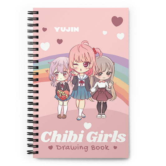 Cuaderno de dibujo de chicas Chibi