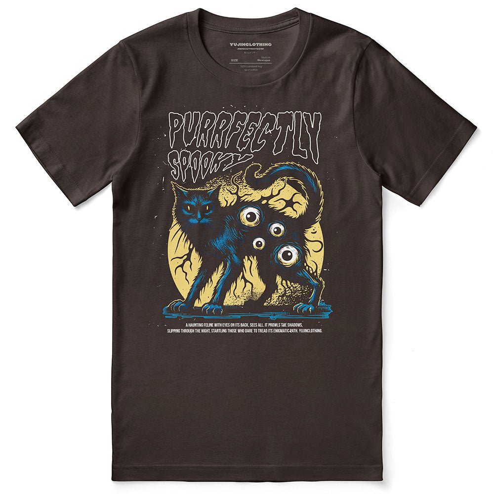 Spooky Vibes Cat T-Shirt - Lolomo!