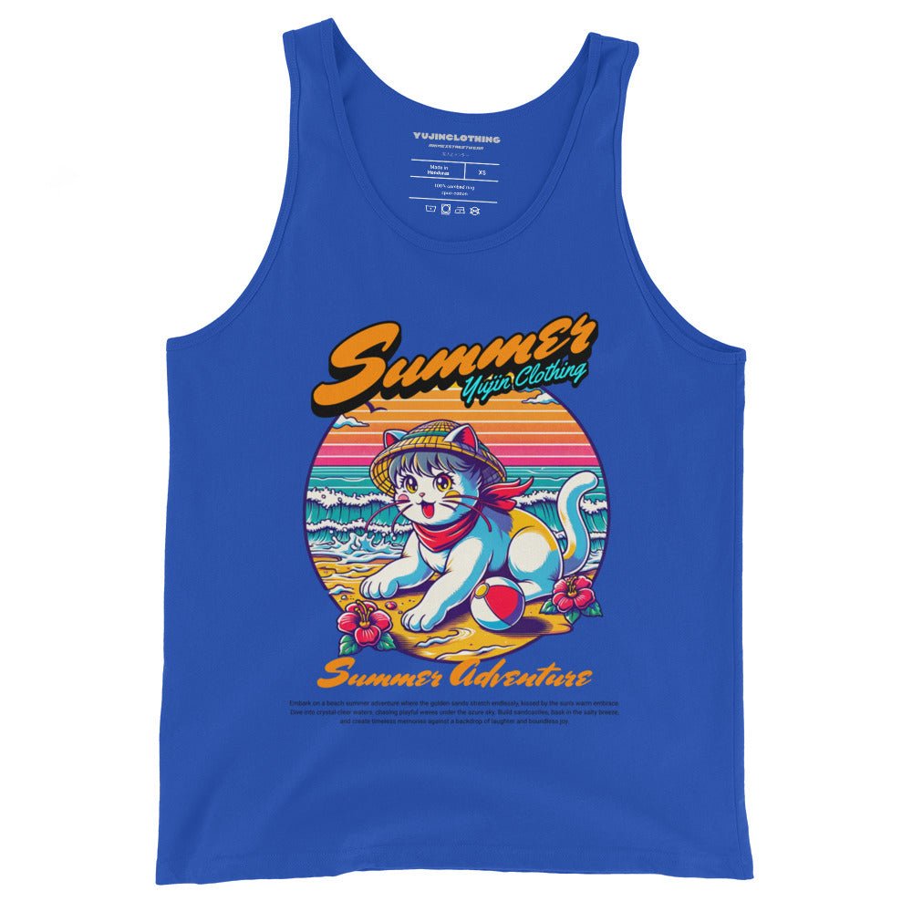 Summer Adventure Cat Tank Top - Lolomo!